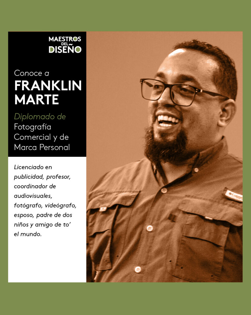 Franklin Marte, Profesor del Diplomado de Fotografía